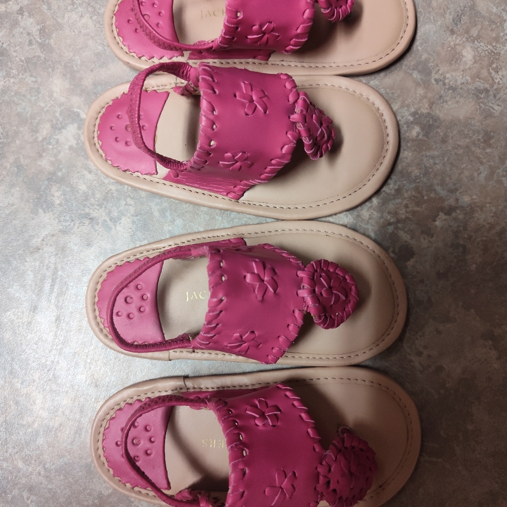 Pink Sandals From Jack Rogers Size 9-12 Months Bundle - Picture 5 of 8